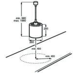 Lampada professionale Electrolux saliscendi 26 cm diametro 0S3017 - immagine 2