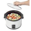 SCV55 2 aperto scaldavivande elettrico acciaio inox professionale