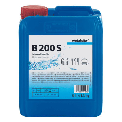 Brillantante Winterhalter B200S 10,6 kg – 10 litri acque dolci, plastica, acciaio