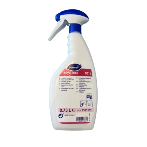 Lucidante per acciaio inox professionale D7 Diversey 750 ml