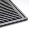 Griglia doppio uso rigata liscia in alluminio antiaderente GN 1/1 Cod. GRLR11 - immagine 3