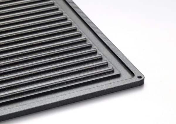Griglia doppio uso rigata liscia in alluminio antiaderente GN 1/1 Cod. GRLR11 - immagine 3